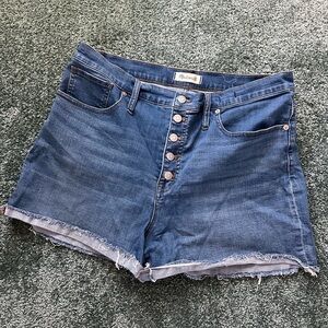 Madewell button-fly denim shorts